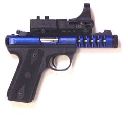 Buy 22 Ruger 22/45 Blued with Red Dot in NZ New Zealand.