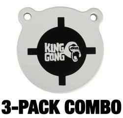 Buy King Gong 3-pack Combo: Steel Gong Targets in NZ New Zealand.