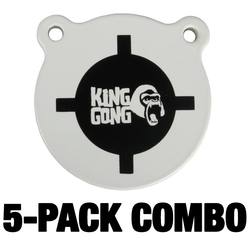 Buy King Gong 5-pack Combo: Steel Gong Targets in NZ New Zealand.