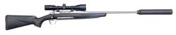 Buy 7mm Rem Mag Browning X-Bolt Stainless Synthetic 24" with Scope & Silencer in NZ New Zealand.