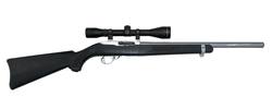 Buy 22 Ruger 10/22 Stainless Steel/Synthetic 4X40 with Full Barrel Silencer in NZ New Zealand.