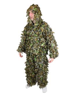 Buy Outdoor Outfitters Ghillie Suit  3D Woodland Leaf M-XL in NZ New Zealand.