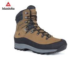 Manitoba Ridge Leather Hiking Boots | Tan/Black