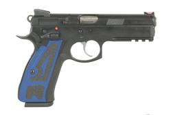 Buy 9mm CZ 75 SP-01 Shadow Blue Grips in NZ New Zealand.