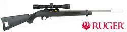 Buy Ruger 10/22 Stainless/Synthetic with 4x32 Scope and Suppressor in NZ New Zealand.