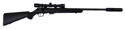 Buy 17HMR Savage 93R17 Blued/Synthetic with Scope and Silencer in NZ New Zealand.