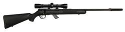 Buy 22LR Savage MKII Blued/Synthetic 20" w/ Scope & Silencer in NZ New Zealand.