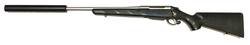 Buy 308 Tikka T3 Stainless Synthetic 22" with Silencer Left Hand in NZ New Zealand.