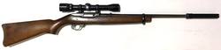 Buy 22 Ruger 10/22 Blued Wood with Scope & Silencer in NZ New Zealand.