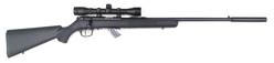 Buy 22 Savage MK2 Blued Synthetic with 4x32 Scope & Silencer in NZ New Zealand.