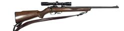 Buy 22 Mag Stirling M1500 Blued Wood 21" With 4x32 Scope in NZ New Zealand.