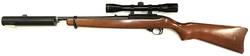 Buy 22 Ruger 10/22 Carbine with 4x32 Scope & Silencer in NZ New Zealand.