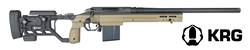 Buy KRG Sotic Long Range Rifle Folding Stock with Heavy Barrel FDE 308 or 6.5 Creedmoor in NZ New Zealand.