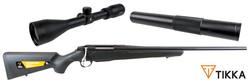 Buy Tikka T3x Lite Blued with Ranger 3-9x42 Scope & Hushpower Silencer in NZ New Zealand.