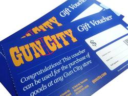 Buy Gun City Gift Voucher *Choose Value in NZ New Zealand.