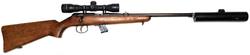 Buy 22 Anschutz 1415 Blued Wood 21" with Scope & Silencer in NZ New Zealand.